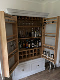 Bennington Style Larder Cupboard - Wine Bar Edition